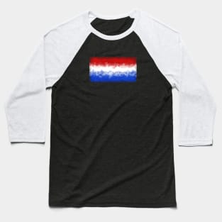 Netherlands Flag Baseball T-Shirt